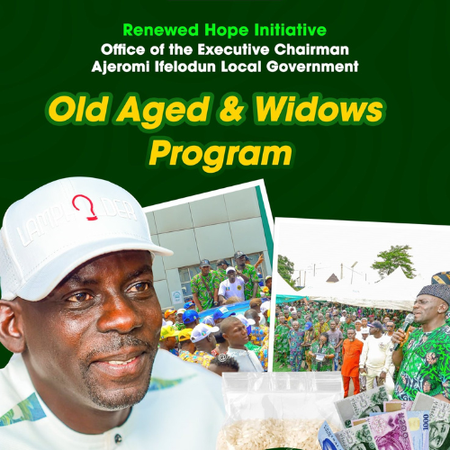 Hon. Olalekan Olu Akindipe Launches OUNJE AJEROMI Food Support & Cash Palliative Initiative — Renewing Hope for the Vulnerable