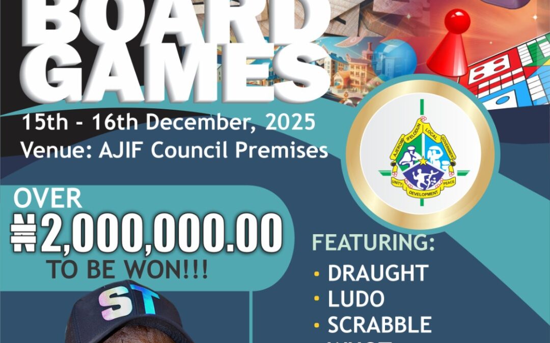 ₦2,000,000 Up for Grabs: Hon. Olamilekan Olu Akindipe Launches Ajeromi-Ifelodun’s First Indoor Board Games Championship